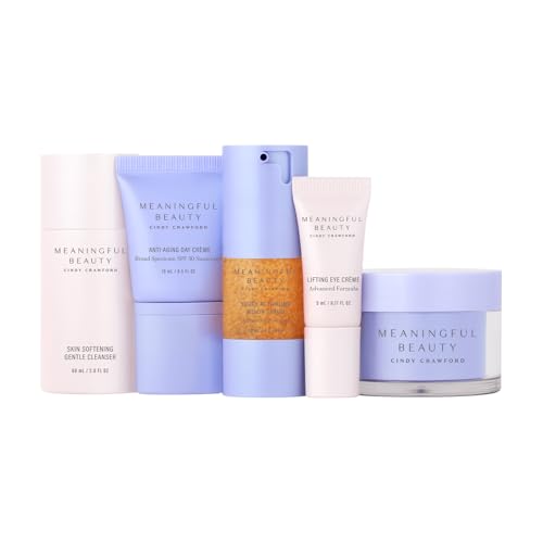 Meaningful Beauty Travel Size 5-Piece Anti-Aging Skincare Starter Kit