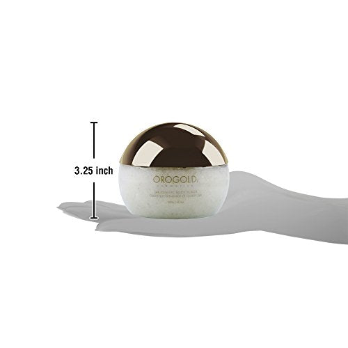 OROGOLD White Gold 24K Classic Body Scrub - with Sea Salt - 9.7 Oz