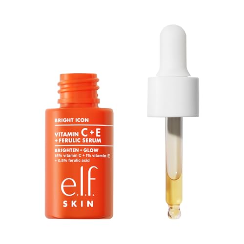 e.l.f. SKIN Brightest Besties Duo, Travel-Sized Skincare Set, Brightening Face Serum & Vitamin C Eye Cream, Boosts Radiance, Depuffs & Evens Skin Tone, Vegan & Cruelty-Free