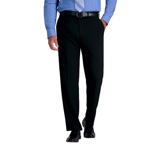 Haggar J.M Men's Premium Stretch Classic Fit Suit Separates Jackets, Black-Pant, 36Wx29L