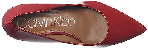 Calvin Klein Women's Gayle Pump, Crimson Red, 7