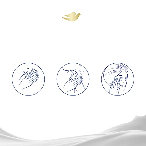 Dove Beauty Bar Soap Shea Butter 4 Count for Nourished, Radiant Skin, Enriches Skin 3.75 oz