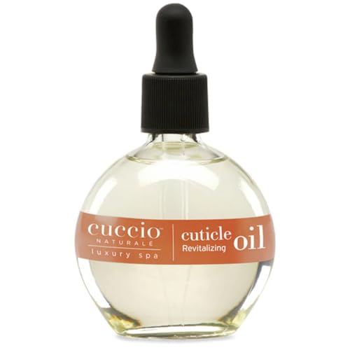 Cuccio Naturale Vanilla Bean & Sugar Revitalizing Cuticle Oil, Lightweight Fast-Absorbing Hydrating Nail & Cuticle Conditioner, Cold-Pressed Oils + Vitamin E, 2.30 Fl Oz