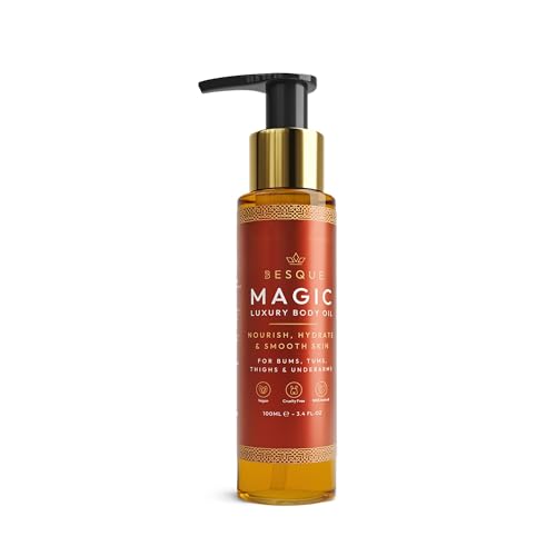 Besque Magic Body Oil, Hydrating After Shower Oil for Women, 3.4 FL OZ