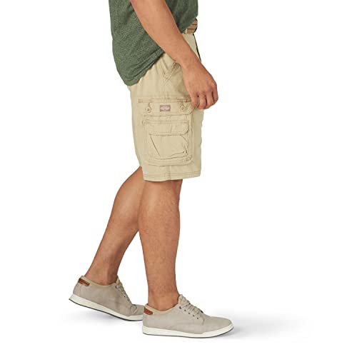 Lee mens Dungarees New Belted Wyoming Cargo Shorts, Buff, 36 US