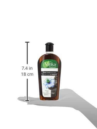 Vatika Black Seed Oil for Hair - Strong & Shiny Ayurvedic Hair Oil, 300ml