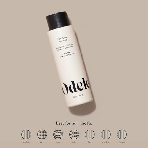 Odele Clarifying Sulfate-Free Shampoo, Deep Weekly Clean, 13 fl oz (1-Pack)