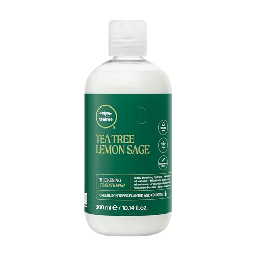 Tea Tree Lemon Sage Thickening Conditioner, Builds Body + Boosts Volume, For Fine Hair, 10.14 fl. oz.
