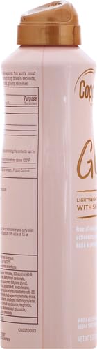 Coppertone Glow Shimmering Sunscreen Spray SPF 50, 5 OZ