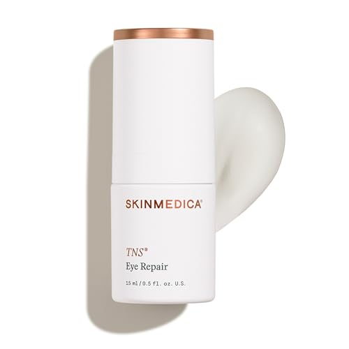 SkinMedica TNS Eye Repair - Hydrating Under Eye Moisturizer - Helps Improve the Look of Dark Circles & Wrinkles - Peptide & Vitamin-Infused Formula for Smoother, Radiant Look (0.5 Oz)