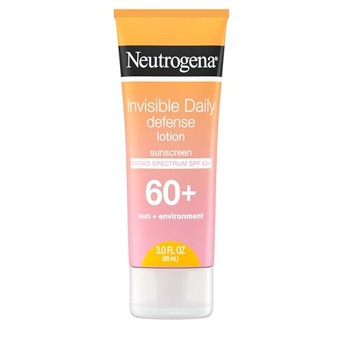 Neutrogena Invisible Daily Defense Sunscreen Lotion SPF 60+, 3.0 fl oz