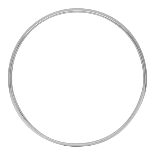Brilliant Expressions Men’s or Women's 14K White Gold 5MM Classic Plain Simple Wedding Band, Size 10.5