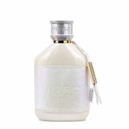 Dumont Nitro White Intensely Extrait De Parfum 3.4 Fl Oz (100ml) – Long Lasting Unisex Perfume Warm Spicy Woody Fragrance with Rum, Apple, Vanilla & Amber