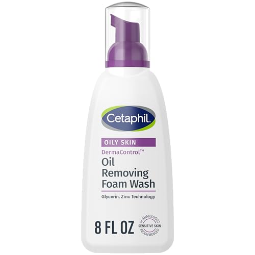Cetaphil Pro Oil Removing Foaming Face Wash, Sensitive Skin, 8 fl oz, 3ct