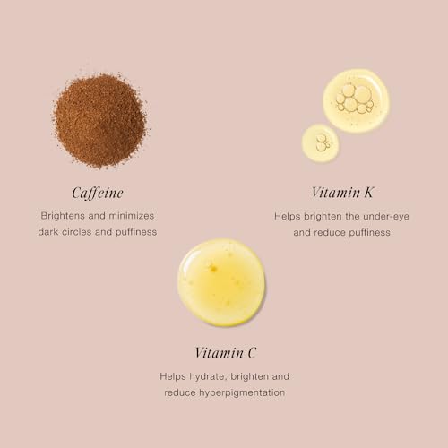 Jouer Luminize Overnight Dark Circle Slugging Balm – Fragrance Free, Caffeine Eye Cream, Overnight Eye Treatment, Brightening Eye Balm, Paraben Free, Gluten & Cruelty Free
