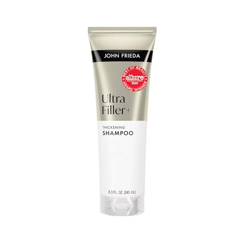John Frieda ULTRAfiller+ Thickening Shampoo, Biotin & Hyaluronic, 8.3 fl oz