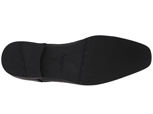 Calvin Klein Men's Bram Oxford, Black Diamond Leather, 9