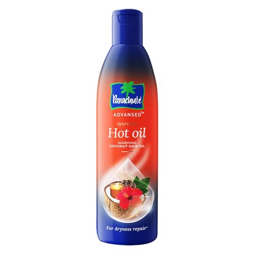 Parachute Advansed Ayurvedic Hot Oil| Warming Coconut Hair Oil with 5 Ayurvedic Ingredients| Fights Frizzy & Dry Hair | Nourishes & Promotes Hair Growth | Indian Hair Oil |10.1 fl. oz.