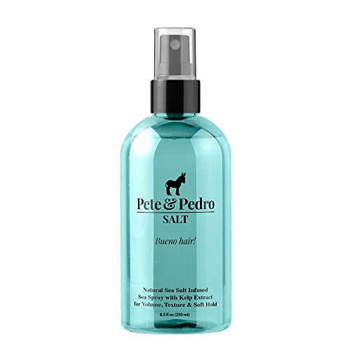 Pete & Pedro Natural Sea Salt Spray For Hair Adds Volume & Texture, 8.5 oz