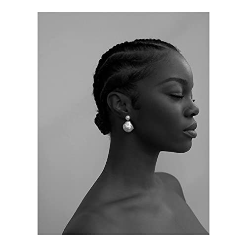 Mateo New York, Duality Pearl Earring, Yellow Gold