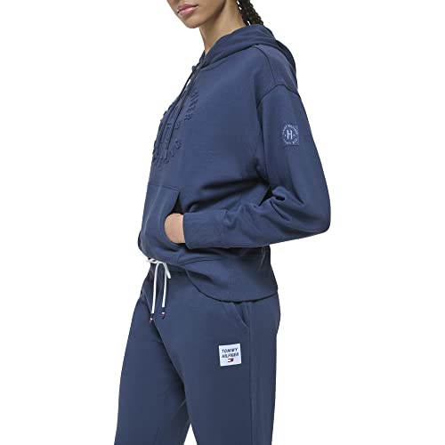 Tommy Hilfiger women's Sport Hoodie, Navy, S