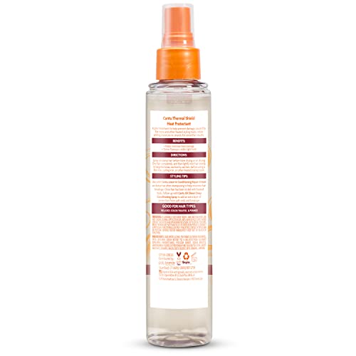 Cantu Thermal Shield Heat Protectant with Shea Butter, 5.1 fl oz (Pack of 3)