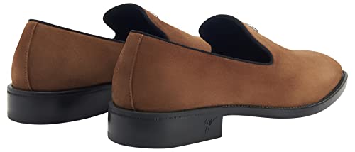 Giuseppe Zanotti, Imrham Suede Loafers, 7, Brown