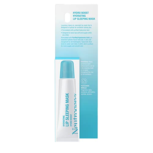Neutrogena Hydro Boost Hydrating Lip Sleeping Mask, Clear, 0.35 oz