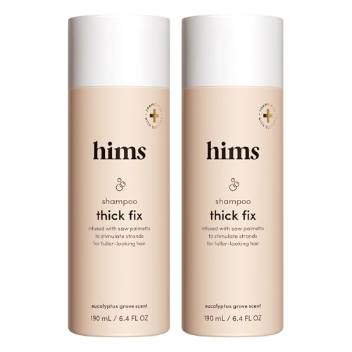 hims Thick Fix Shampoo, Saw Palmetto, Eucalyptus, 2 Pack, 6.4 fl oz