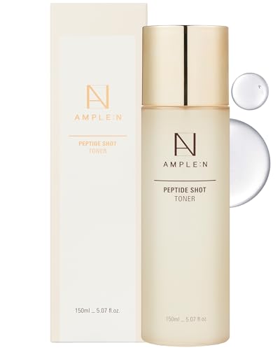 AMPLE:N Peptide Shot Toner, Korean 6-Peptide Firming Essence, 5.07 fl oz