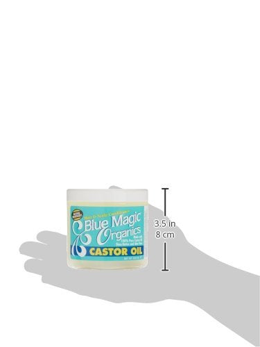 Blue Magic Originals Castor Oil 12 Ounce Jar (340g), 75610168105