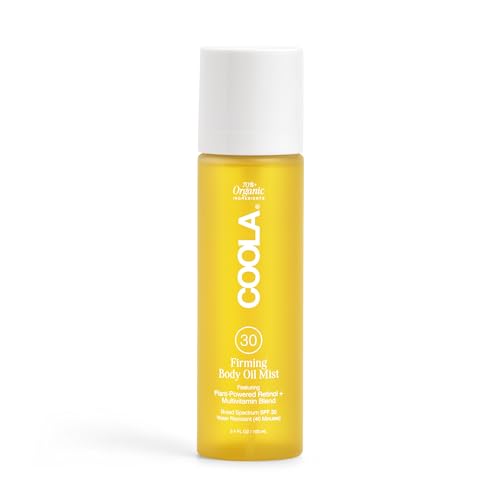 COOLA Firming Body Oil Mist, SPF 30 Sunscreen, 1.1oz