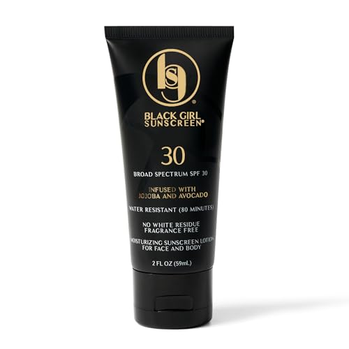 Black Girl Sunscreen SPF 30 Sun Lotion, Face & Body, Travel Size - 2 Fl Oz