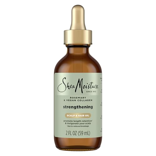 Shea Moisture Strengthening Scalp & Hair Oil Rosemary & Collagen 2oz