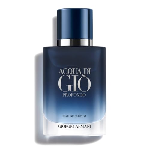 Armani beauty – Acqua di Giò Profondo – Eau de Parfum – Cologne for Men – Fresh & Aromatic Men’s Fragrance – Mandarin, Lavender, Cedarwood Notes - 1.0 Fl Oz