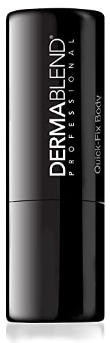 Dermablend Quick-Fix Body Makeup Full Coverage Foundation Stick, Water-Resistant Body Concealer for Imperfections & Tattoos, 0.42 Oz