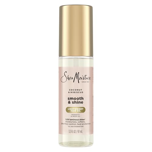 Shea Moisture Coconut & Hibiscus Smooth and Shine Hair Oil 3.3oz