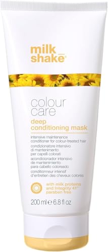 milk_shake deep conditioning mask | for color-treated hair | intensive moisture treatment with milk proteins, coconut oil & Integrity 41® to protect and smooth, 6.8 fl oz / 200 mL