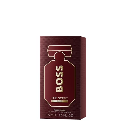 Hugo Boss The Scent Elixir Parfum Intense – Women's Ambery Perfume – With Notes of Pink Peppercorn, Atropa Belladonna Flower & Amber Accord– Luxury Perfumes for Women – Long Lasting Fragrance