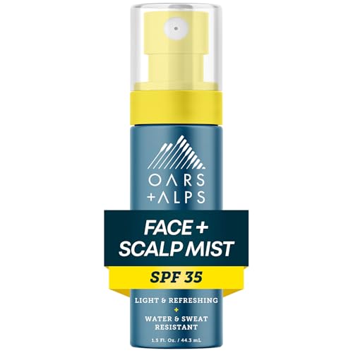 Oars + Alps SPF 35 Sunscreen Mist for Face + Scalp, 1pk, 1.5 Oz