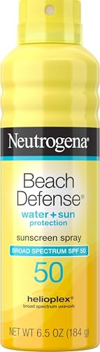 Neutrogena Beach Defense Sunscreen Spray, SPF 50, 6.5 oz