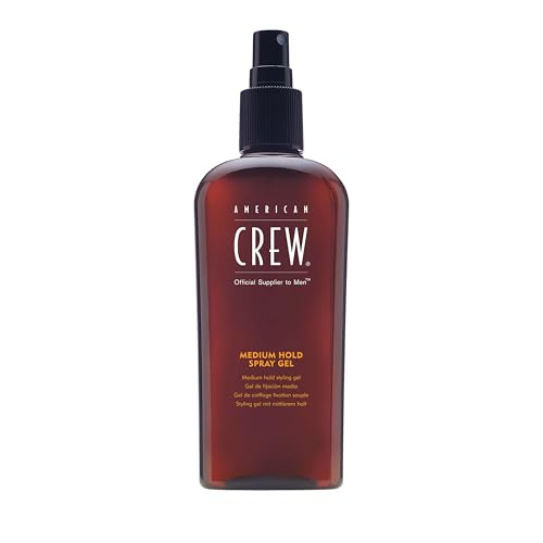 American Crew Men's Spray Gel, Medium Hold & Natural Finish, 8.4 fl oz