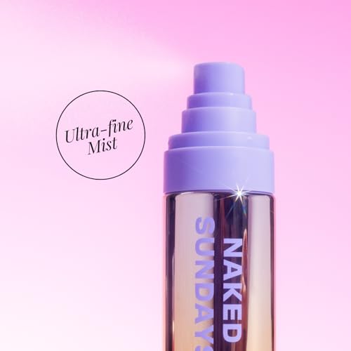 Naked Sundays SPF 50 Shimmer Sunscreen Setting Mist Golden Glow, 75ml