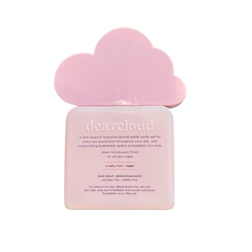 dearcloud Sun Mist SPF 30 – Cica & Hyaluronic Acid Spray (3.38 oz)