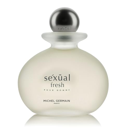 Michel Germain Sexual Fresh Pour Homme Eau de Toilette Spray Mens Cologne, Top Notes of Italian Bergamot, Cardamom, Coriander, Juicy Mandarin, 4.2 Fl Oz