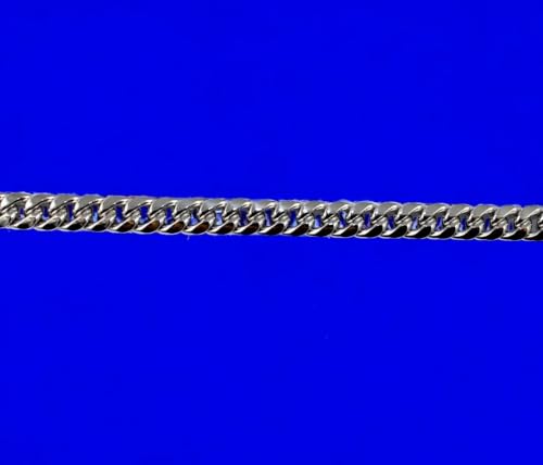 14K White Gold Miami Cuban Necklace Bracelet Chain Link Real Men Women Jewelry 14.7g | 5mm | 20 Inches | MADE IN ITALY