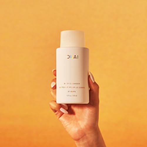 OUAI Body Cleanser, St. Barts - Foaming Body Wash with Jojoba Oil and Rosehip Oil to Hydrate, Nurture, Balance and Soften Skin - Paraben, Phthalate and Sulfate Free Skin Care Products - 10 Oz