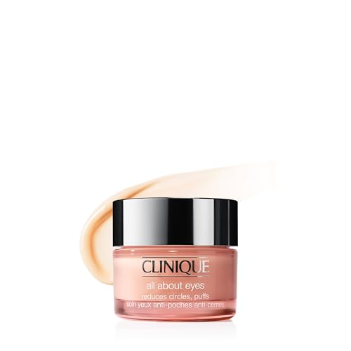 Clinique All About Eyes Lightweight Eye Cream With Vitamin C | Hydrating, Brightening, Depuffing + Dark Circle Reducing, 1 Ounce