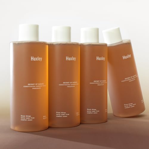 Huxley Secret of Sahara Conditioning Essence Toner: Free Shape, Korean High Moisture Hydrating Skin Prep, Dry Skin Care, Cactus and Ceramide NP | 300ml /10.1 fl. oz.