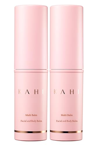 KAHI Wrinkle Bounce Multi Balm - DUO EDITION | All-in-One Hydrating Balm Eye Cream Make Up Base & Moisture Stick | Daily Moisturizer Stick with Salmon-derived sodium DNA (0.32 oz - Pack of 2)
